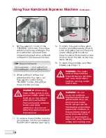 Preview for 15 page of Kambrook Cafe Duo KES150 Instruction Booklet