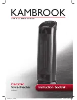 Предварительный просмотр 1 страницы Kambrook CERAMIC KCE440 Instruction Booklet