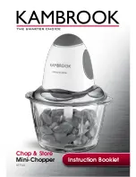 Preview for 1 page of Kambrook Chop & Store KFP40 Instruction Booklet