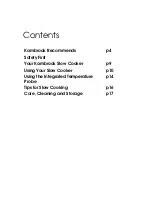 Предварительный просмотр 3 страницы Kambrook Culinary KSC655 Instruction Booklet