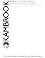 Preview for 8 page of Kambrook EK9B Manual