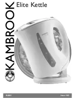 Предварительный просмотр 1 страницы Kambrook Elite Kettle KAK5 Manual