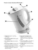 Предварительный просмотр 3 страницы Kambrook Elite Kettle KAK5 Manual