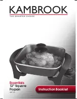 Preview for 1 page of Kambrook ESSENTIALS KEF120 Instruction Booklet