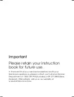 Preview for 2 page of Kambrook ESSENTIALS KEF120 Instruction Booklet