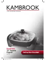 Kambrook Essentials KEF125 Instruction Booklet preview