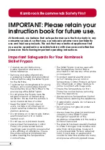 Preview for 4 page of Kambrook ESSENTIALS KEF90 Instruction Booklet