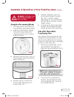 Preview for 9 page of Kambrook Essentials KFP400 Instruction Booklet