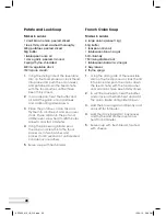 Предварительный просмотр 20 страницы Kambrook Essentials KFP400 Instruction Booklet