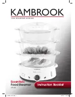 Предварительный просмотр 1 страницы Kambrook Essentials KFS300 Instruction Booklet