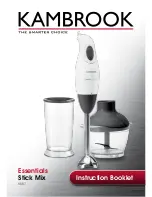 Предварительный просмотр 2 страницы Kambrook Essentials KSB7 Instruction Booklet