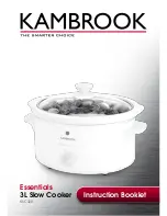 Предварительный просмотр 2 страницы Kambrook Essentials KSC320 Instruction Booklet