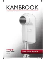 Kambrook Hang-Up KHH100 Instruction Booklet предпросмотр