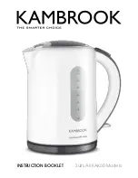 Kambrook KAK60 Instruction Booklet предпросмотр