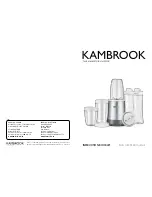 Предварительный просмотр 1 страницы Kambrook KBL80 SERIES Instruction Booklet