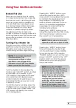 Preview for 10 page of Kambrook KCE340GRY Instruction Booklet