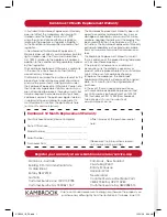 Предварительный просмотр 12 страницы Kambrook KCE540 Instruction Booklet