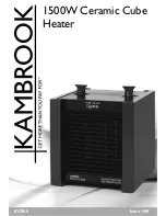 Предварительный просмотр 1 страницы Kambrook KCE60 Manual