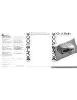 Kambrook KCR125 User Manual предпросмотр