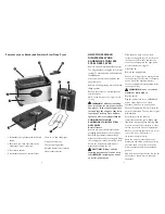 Preview for 3 page of Kambrook KDF450 Product Manual