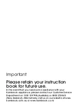 Предварительный просмотр 2 страницы Kambrook KEG655 Instruction Booklet