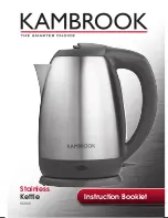 Kambrook KETTLE KSK65 Instruction Booklet предпросмотр