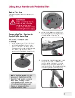 Предварительный просмотр 8 страницы Kambrook KFA423 Instruction Booklet