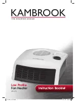 Kambrook KFH270 Instruction Booklet предпросмотр