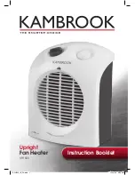 Предварительный просмотр 1 страницы Kambrook KFH500 Instruction Booklet