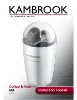 Предварительный просмотр 1 страницы Kambrook KFP10 Instruction Booklet