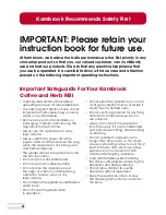 Предварительный просмотр 4 страницы Kambrook KFP10 Instruction Booklet