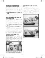 Preview for 6 page of Kambrook KFP100 User Manual