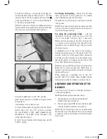 Предварительный просмотр 8 страницы Kambrook KFP100 User Manual