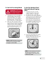 Preview for 10 page of Kambrook KFP600 Instruction Booklet