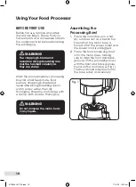 Preview for 10 page of Kambrook KFP655 Instruction Booklet