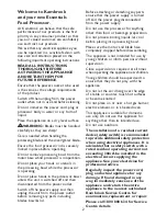 Предварительный просмотр 2 страницы Kambrook KFP80 Essentials Owner'S Manual