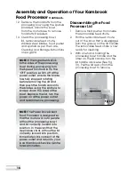 Предварительный просмотр 17 страницы Kambrook KFP800 Instruction Booklet