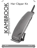 Kambrook KHC100 User Manual предпросмотр
