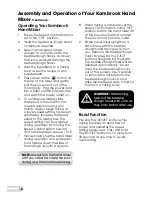 Предварительный просмотр 11 страницы Kambrook KHM300 Series Instruction Booklet