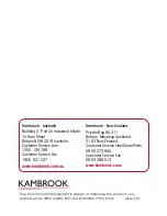 Предварительный просмотр 1 страницы Kambrook KI735 Instruction Booklet