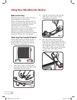 Preview for 8 page of Kambrook KMH100 Instruction Booklet