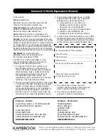 Kambrook KMO310 Series Instruction Booklet предпросмотр