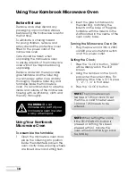 Preview for 11 page of Kambrook KMO310 Series Instruction Booklet