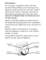 Preview for 2 page of Kambrook KMT90 User Manual
