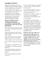 Предварительный просмотр 2 страницы Kambrook KOM2 User Manual