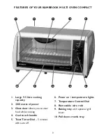 Предварительный просмотр 3 страницы Kambrook KOT100 Manual