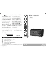 Preview for 1 page of Kambrook KOT600 User Manual