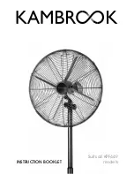 Предварительный просмотр 1 страницы Kambrook KPF449GUN Instruction Booklet