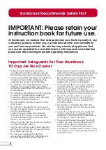 Preview for 4 page of Kambrook KRC400 Instruction Booklet