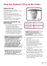 Предварительный просмотр 7 страницы Kambrook KRC400 Instruction Booklet